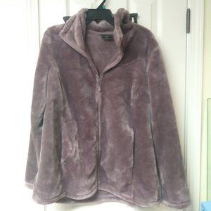 32 Degree heat Plush Velour Mock Neck Jacket